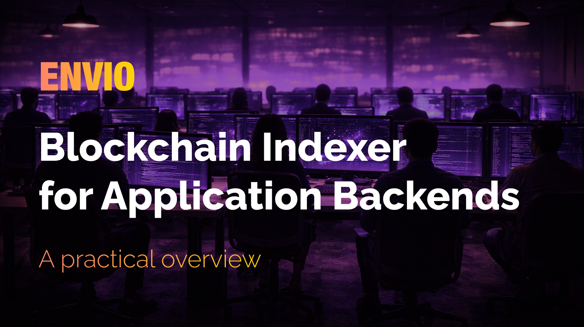 Blockchain Indexer For Application Backends