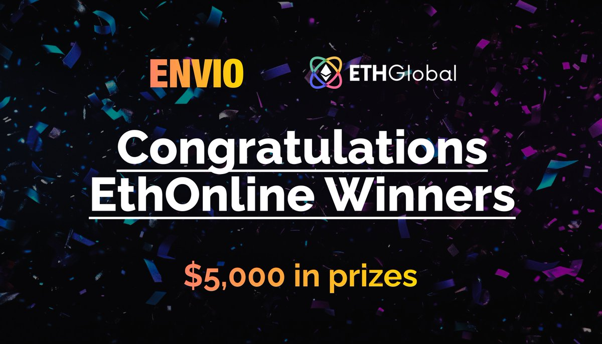 EthOnline 2024 Envio Hackathon Winners